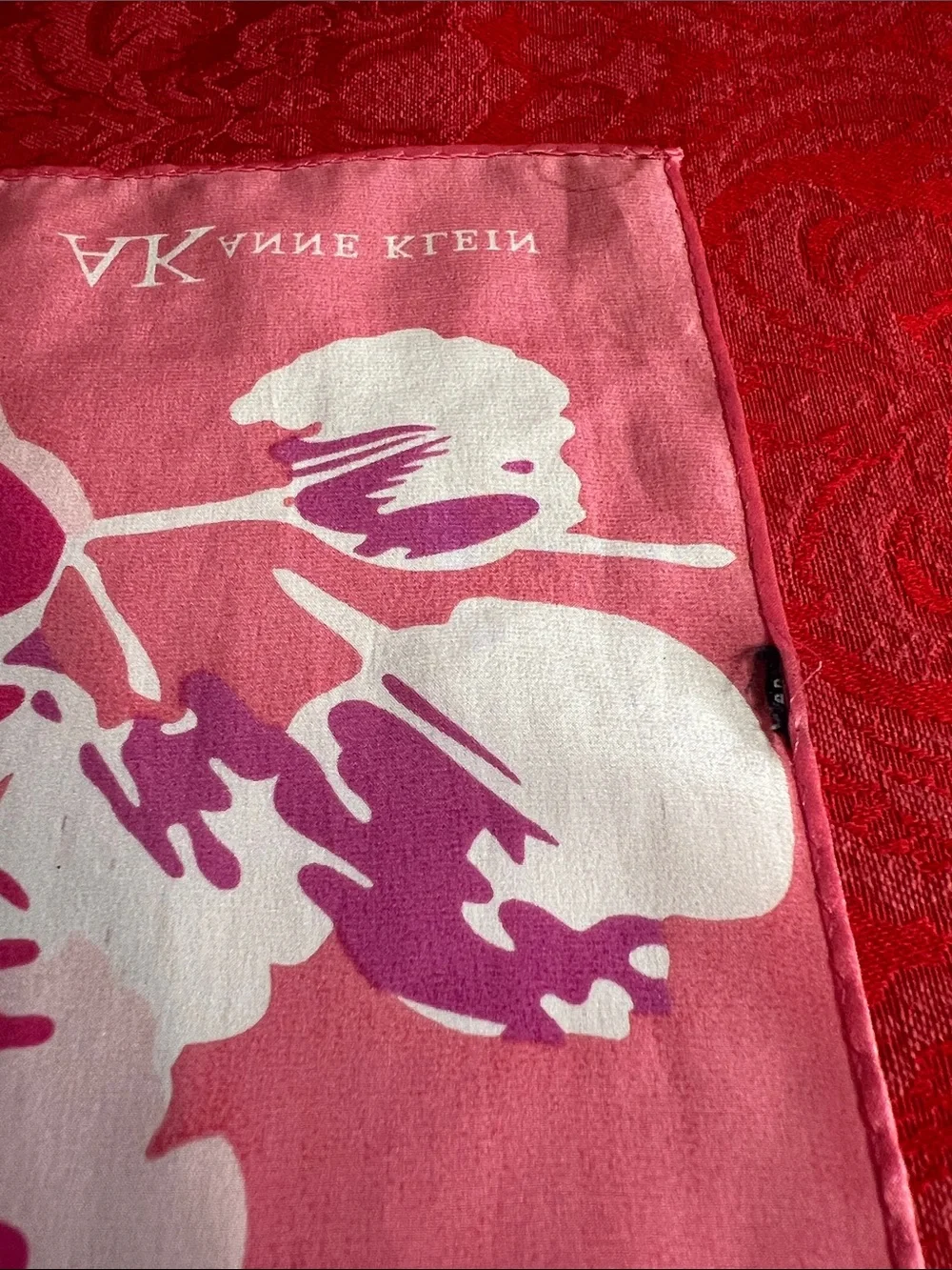 Anne Klein Pink Floral Scarf 62